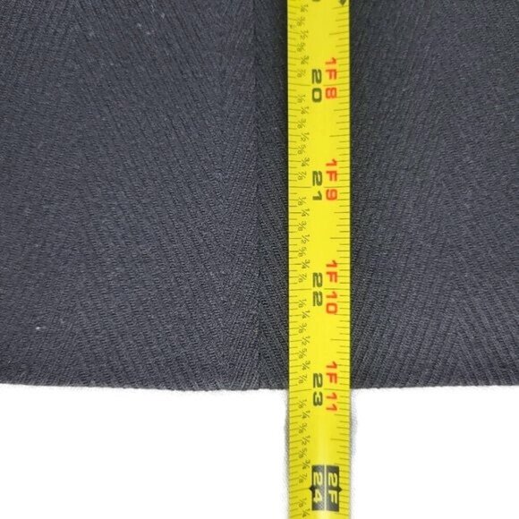 Kasper Blazer Women Size 8P Black Long Sleeve Pockets 4 Button Textured Lined - Picture 8 of 11